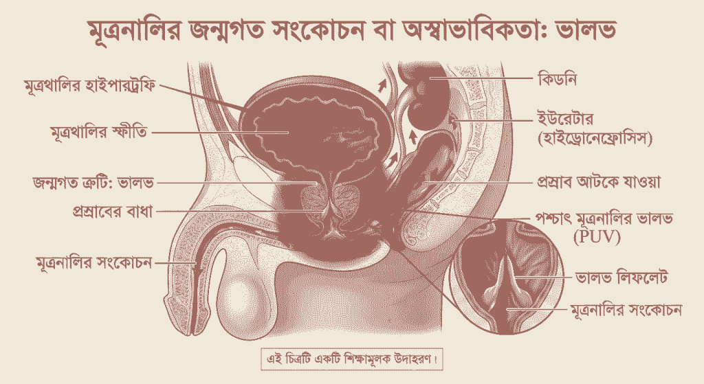 মূত্রনালী চিকন